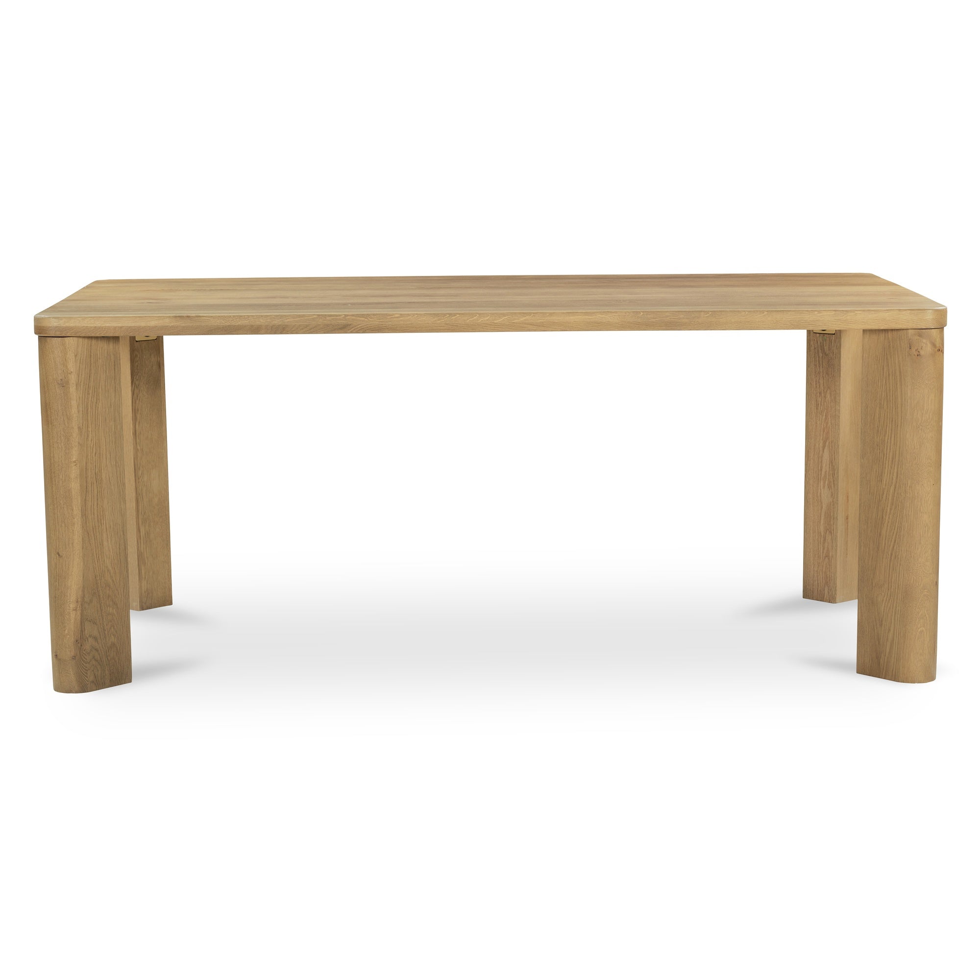 Segment Dining Table Wood Small Heritage Brown