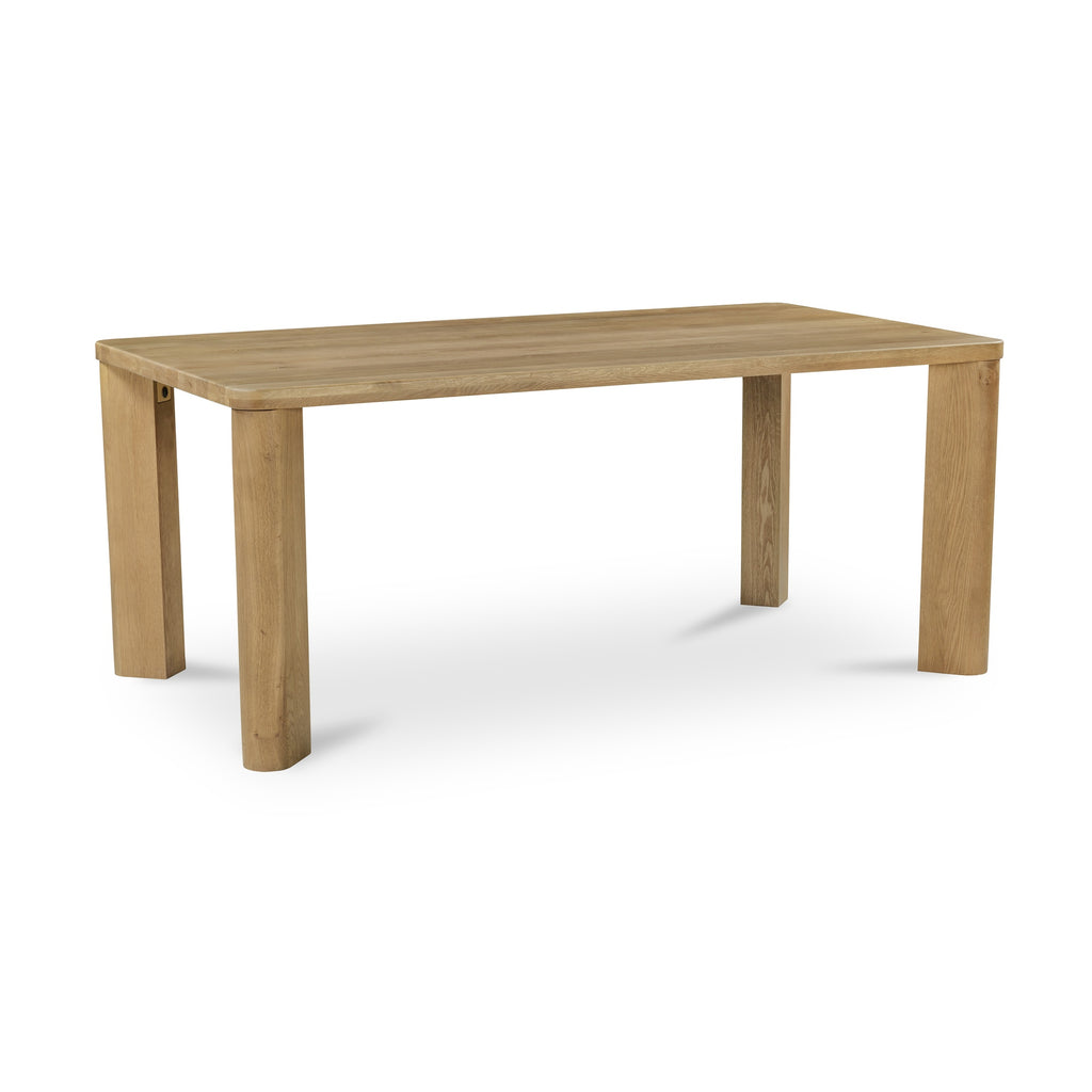 Segment Dining Table Wood Small Heritage Brown