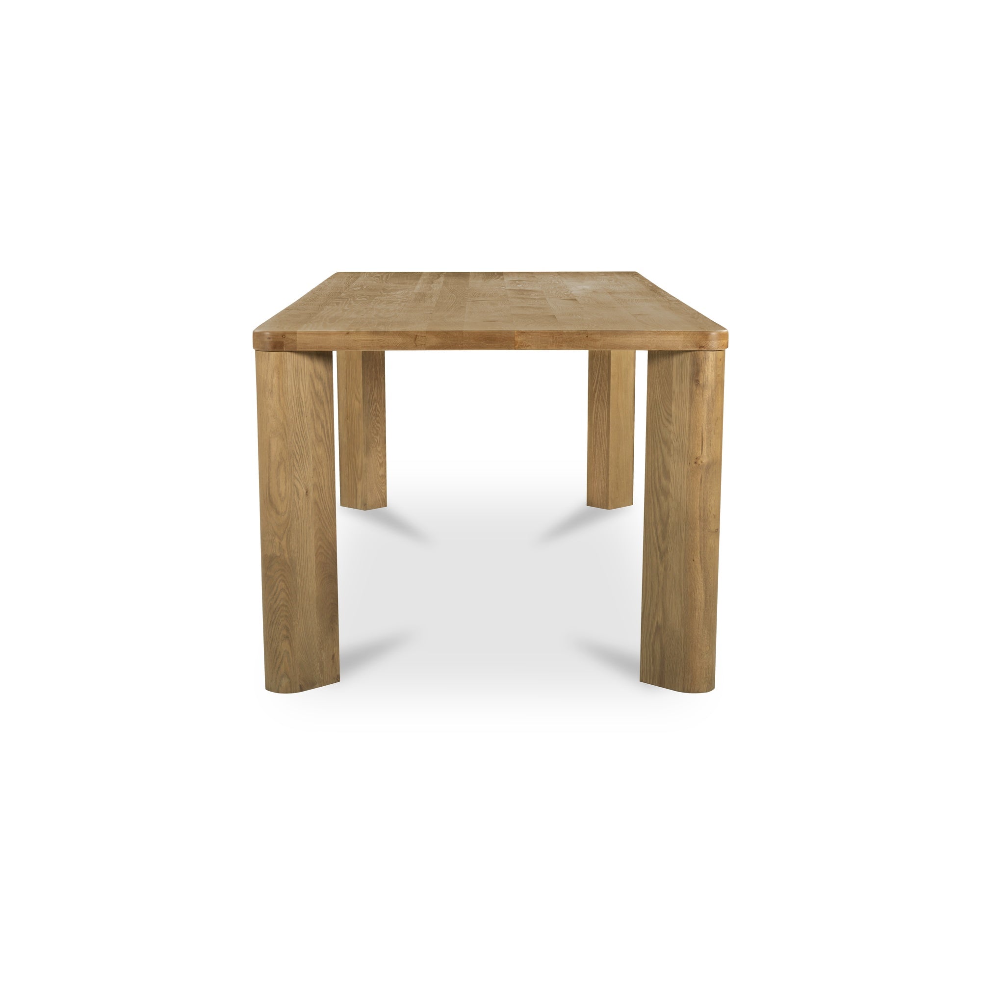 Segment Dining Table Wood Small Heritage Brown