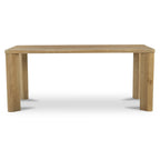 Segment Dining Table Wood Small Heritage Brown