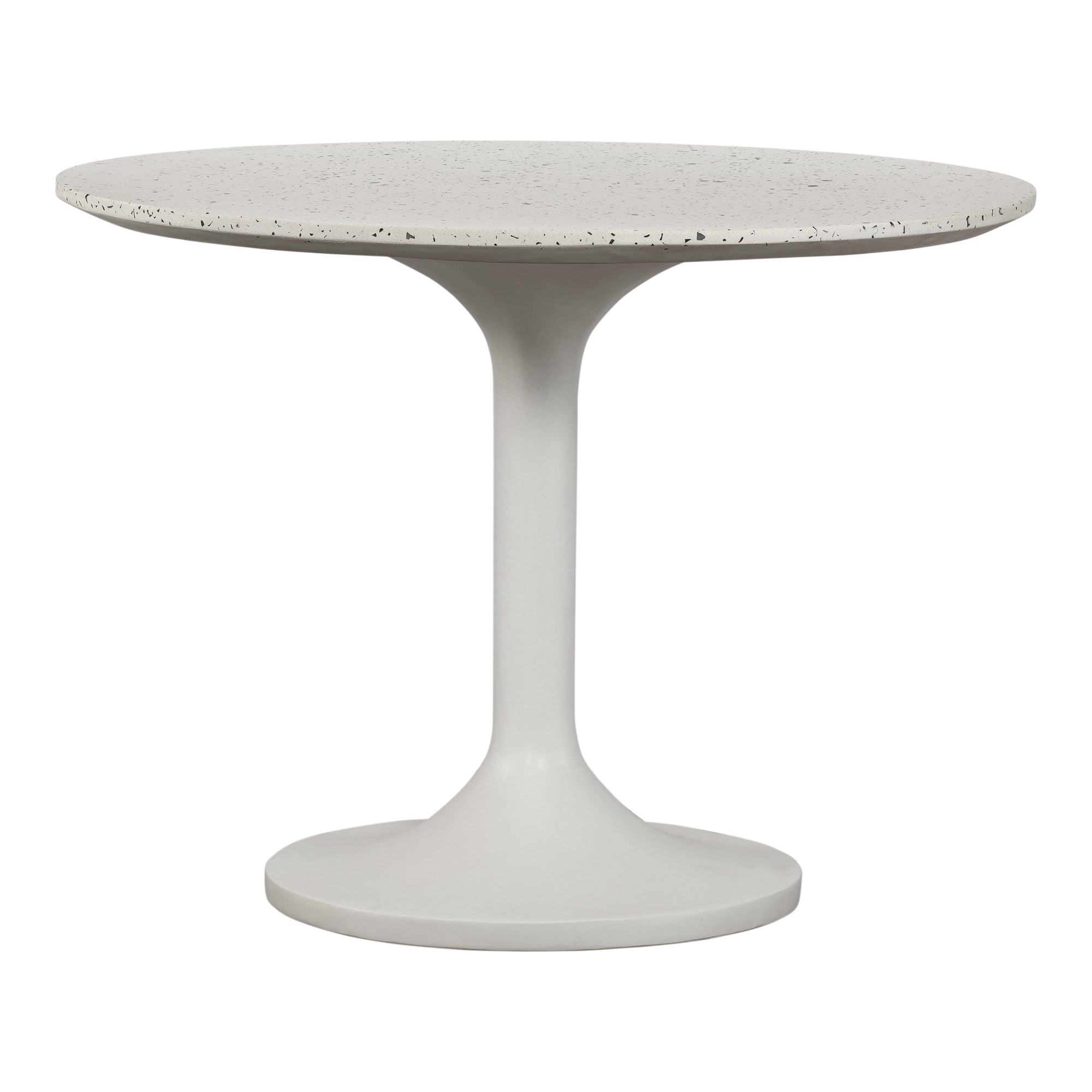 Tuli Outdoor Cafe Table White Terrazzo