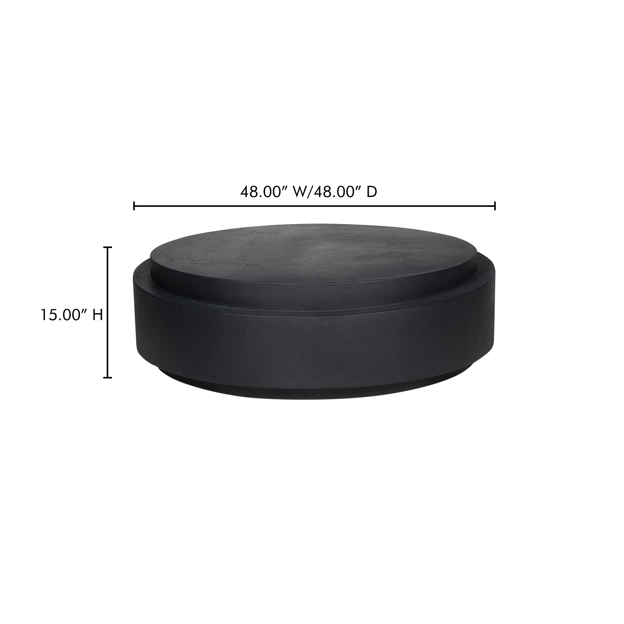 Cosmo Outdoor Coffee Table Black