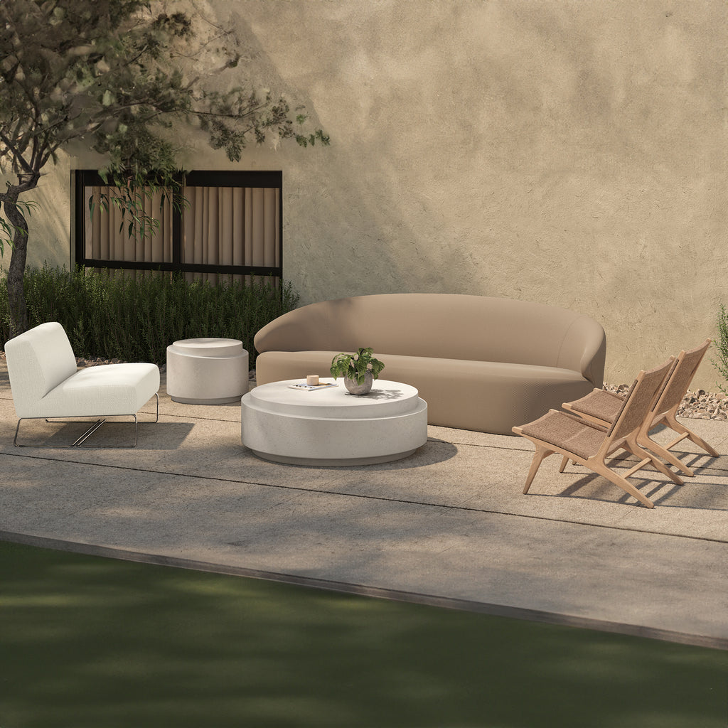 Cosmo Outdoor Coffee Table Off White