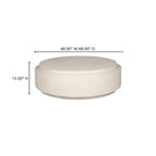 Cosmo Outdoor Coffee Table Off White