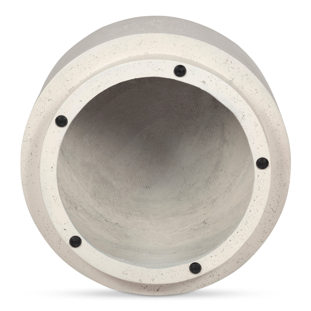 Cosmo Outdoor Accent Table Off White