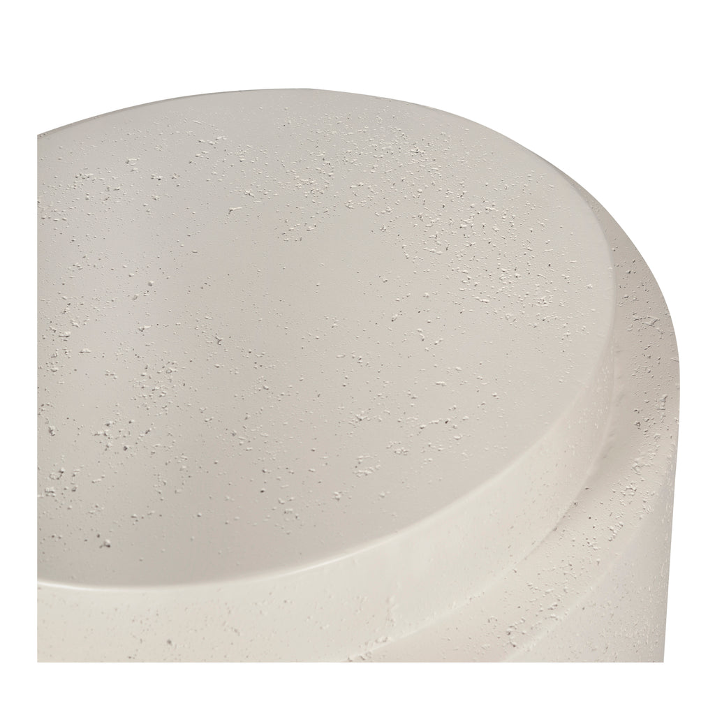 Cosmo Outdoor Accent Table Off White