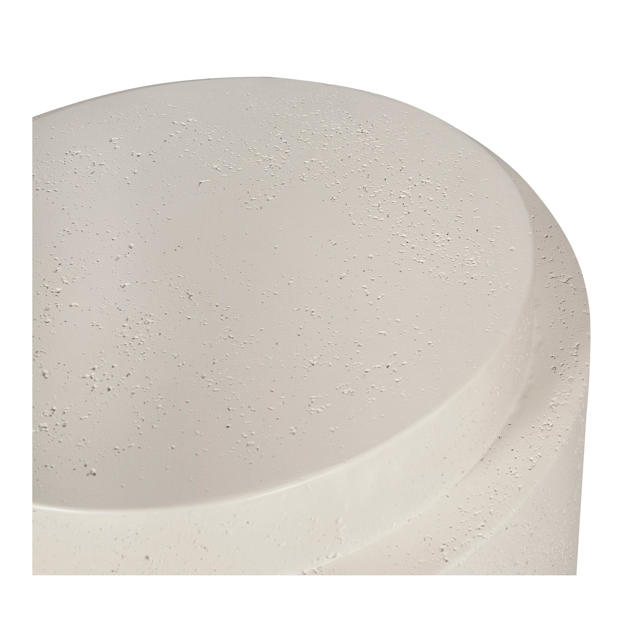 Cosmo Outdoor Accent Table Off White