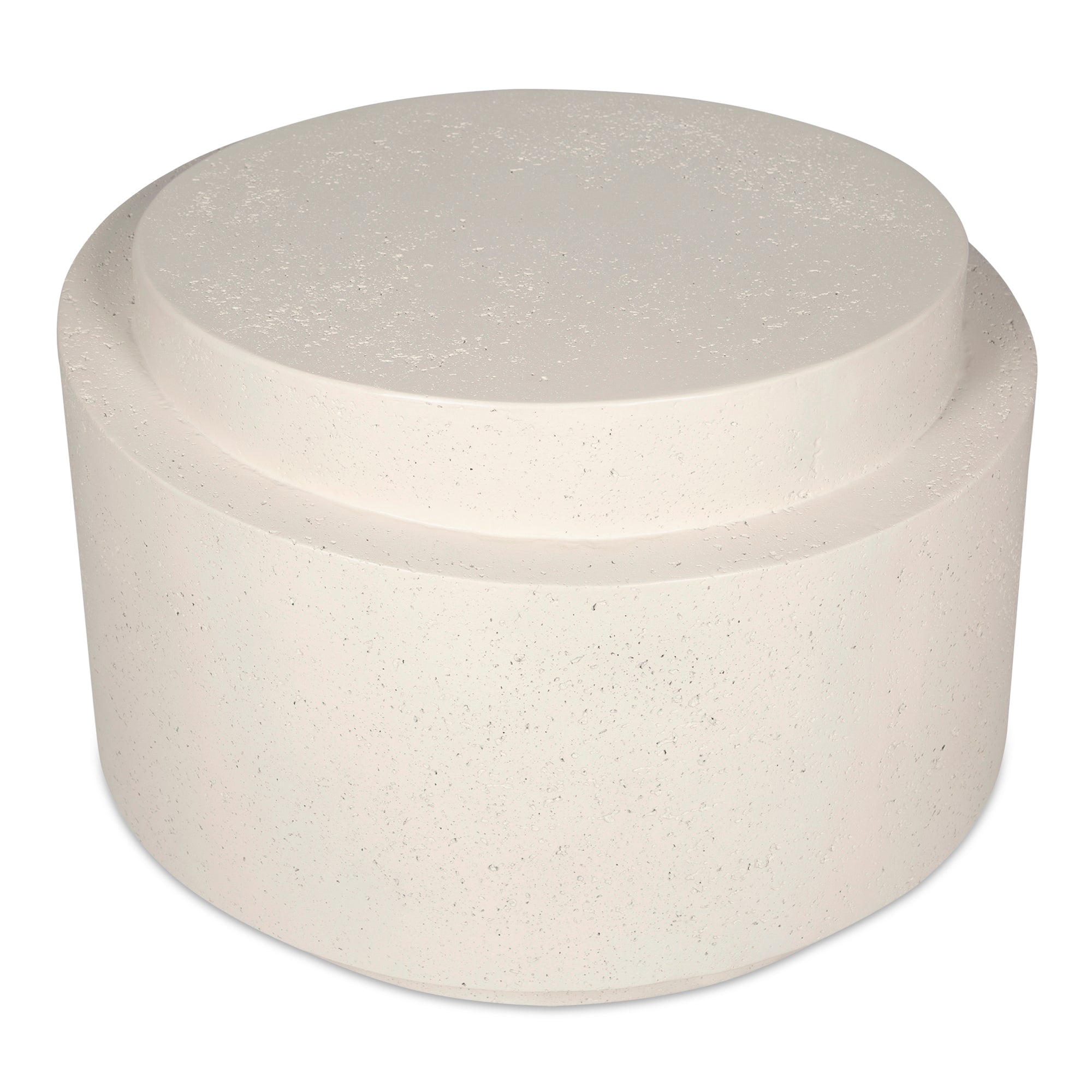 Cosmo Outdoor Accent Table Off White