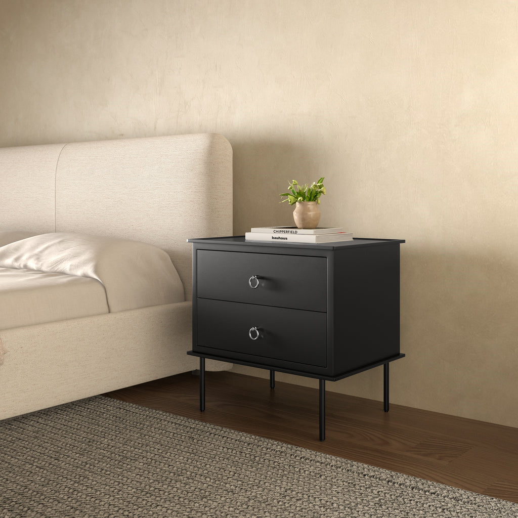 Reagan Nightstand Black