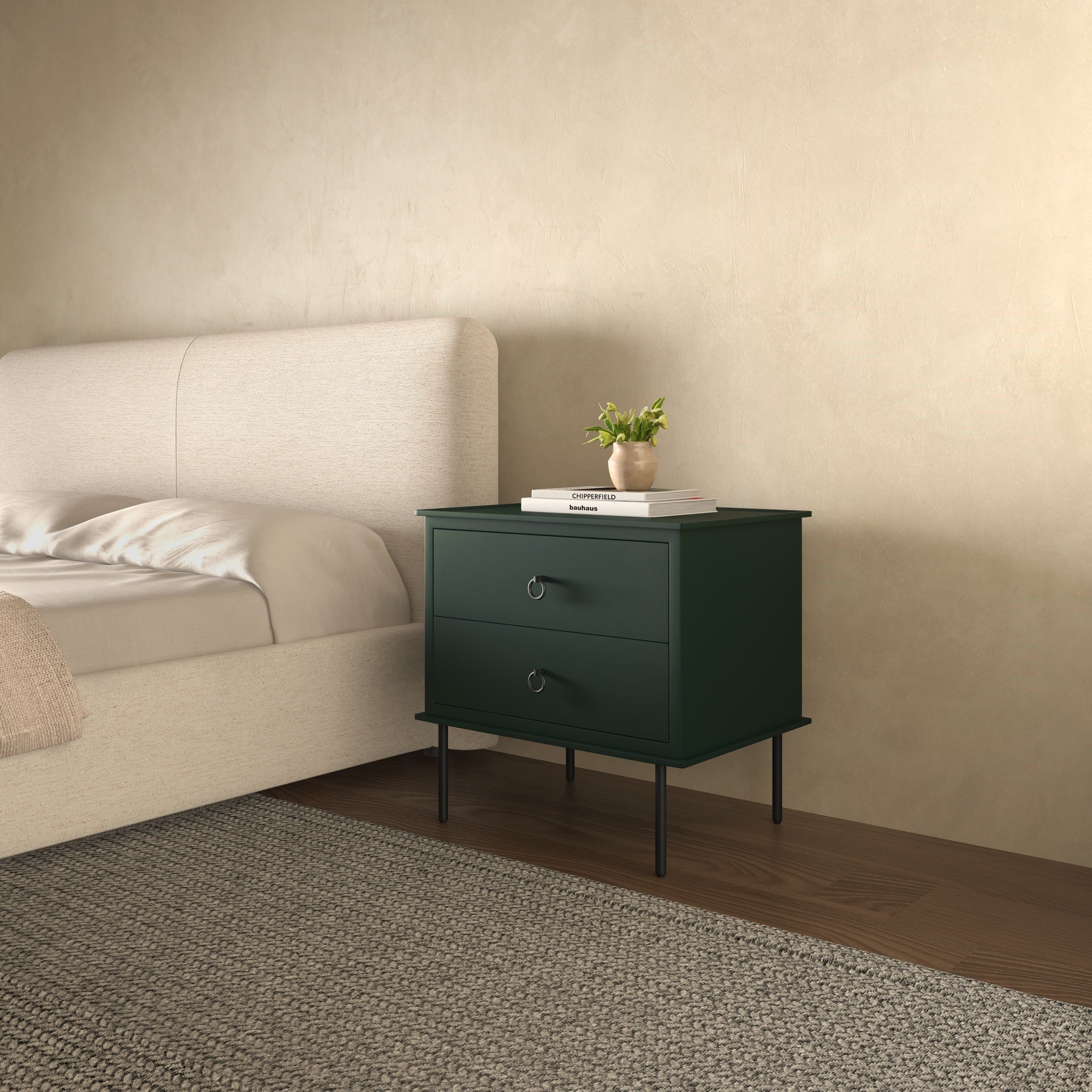 Reagan Nightstand Deep Green