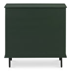 Reagan 3 Drawer Nightstand Deep Green