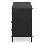 Reagan 6 Drawer Dresser Black