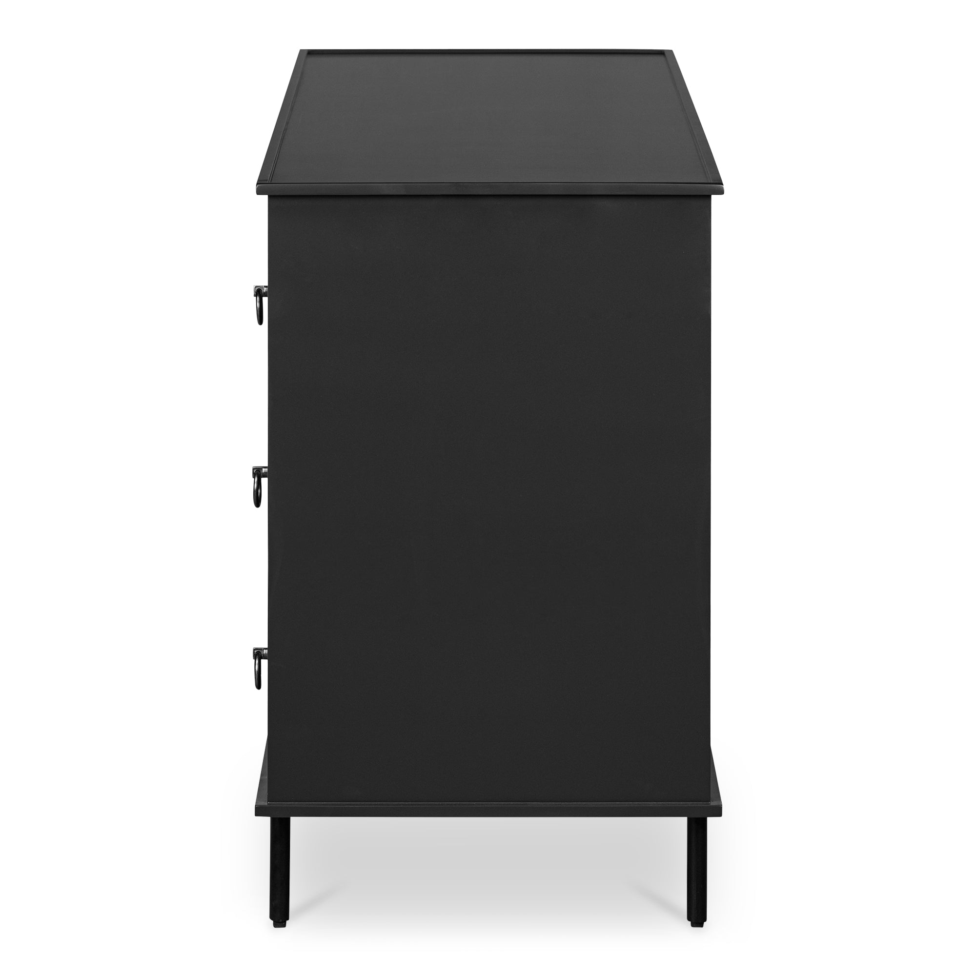 Reagan 6 Drawer Dresser Black