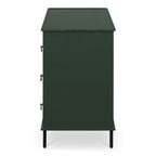 Reagan 6 Drawer Dresser Deep Green
