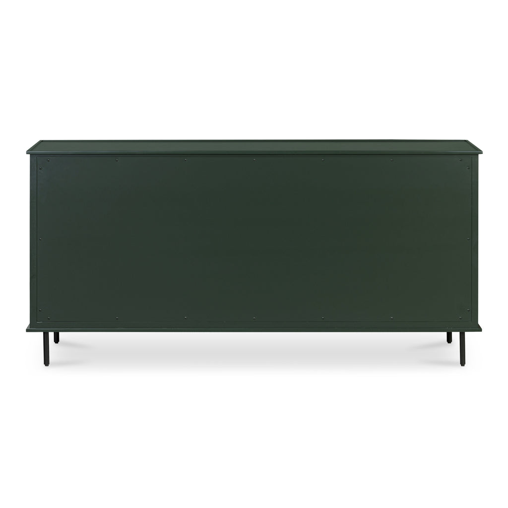Reagan 6 Drawer Dresser Deep Green