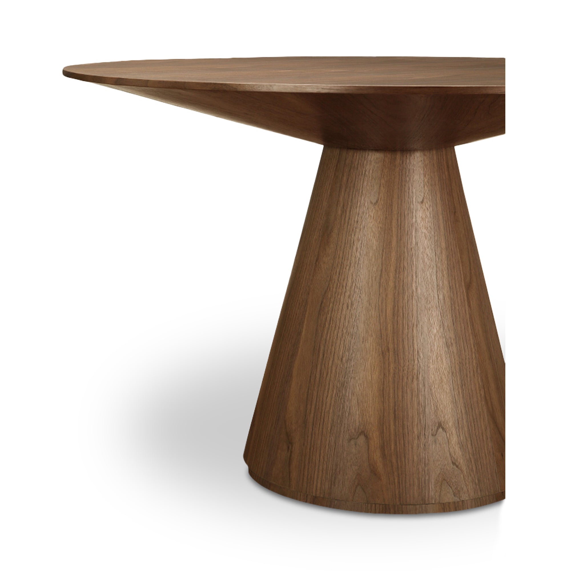 Otago 47In Round Dining Table Walnut