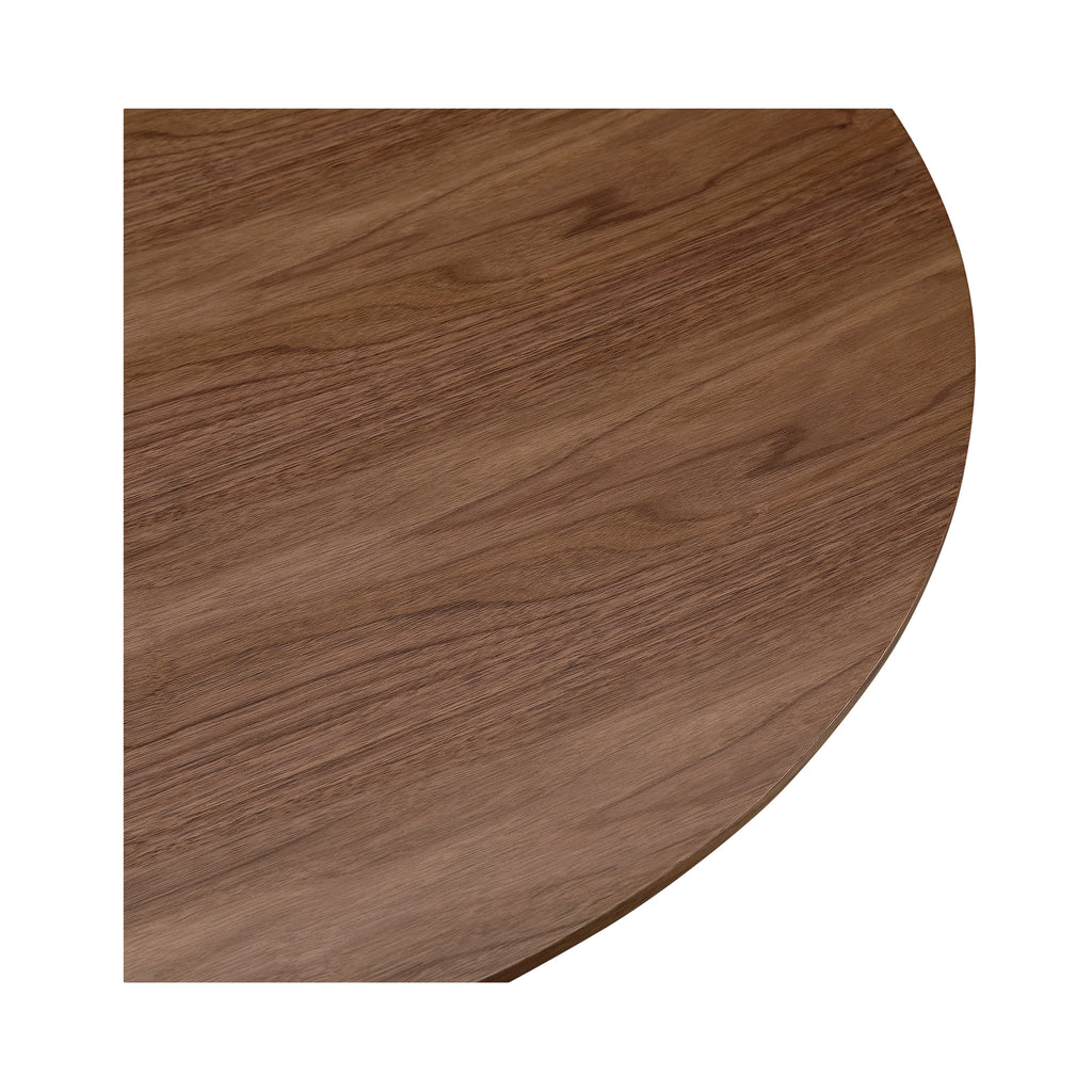 Otago 47In Round Dining Table Walnut