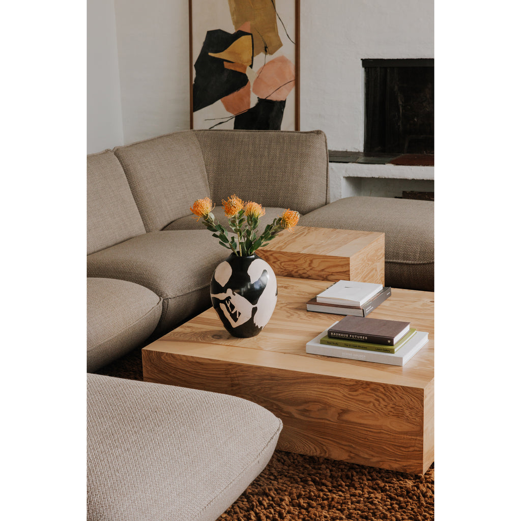 Zeppelin Ottoman Speckled Pumie