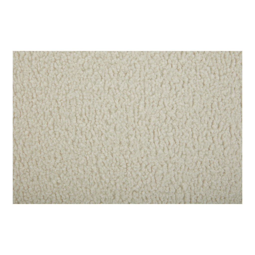 Oscy Swivel Chair Faux Shearling White