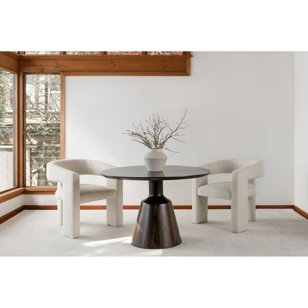 Myron Dining Table Dark Brown