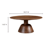 Nels Coffee Table Dark Brown