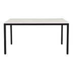 Parson Marble Small Dining Table White