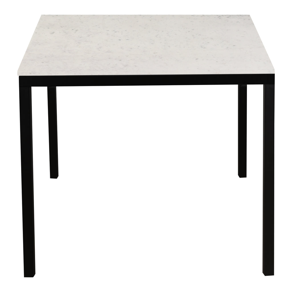 Parson Marble Small Dining Table White
