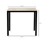 Parson Marble Mini Desk White