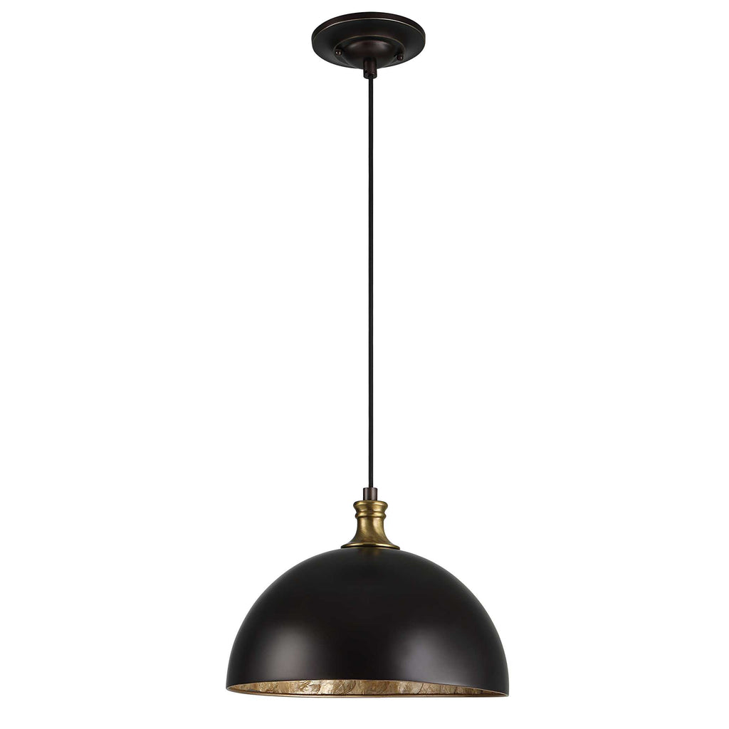 Placuna 1 Light Bronze Pendant