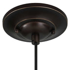 Placuna 1 Light Bronze Pendant