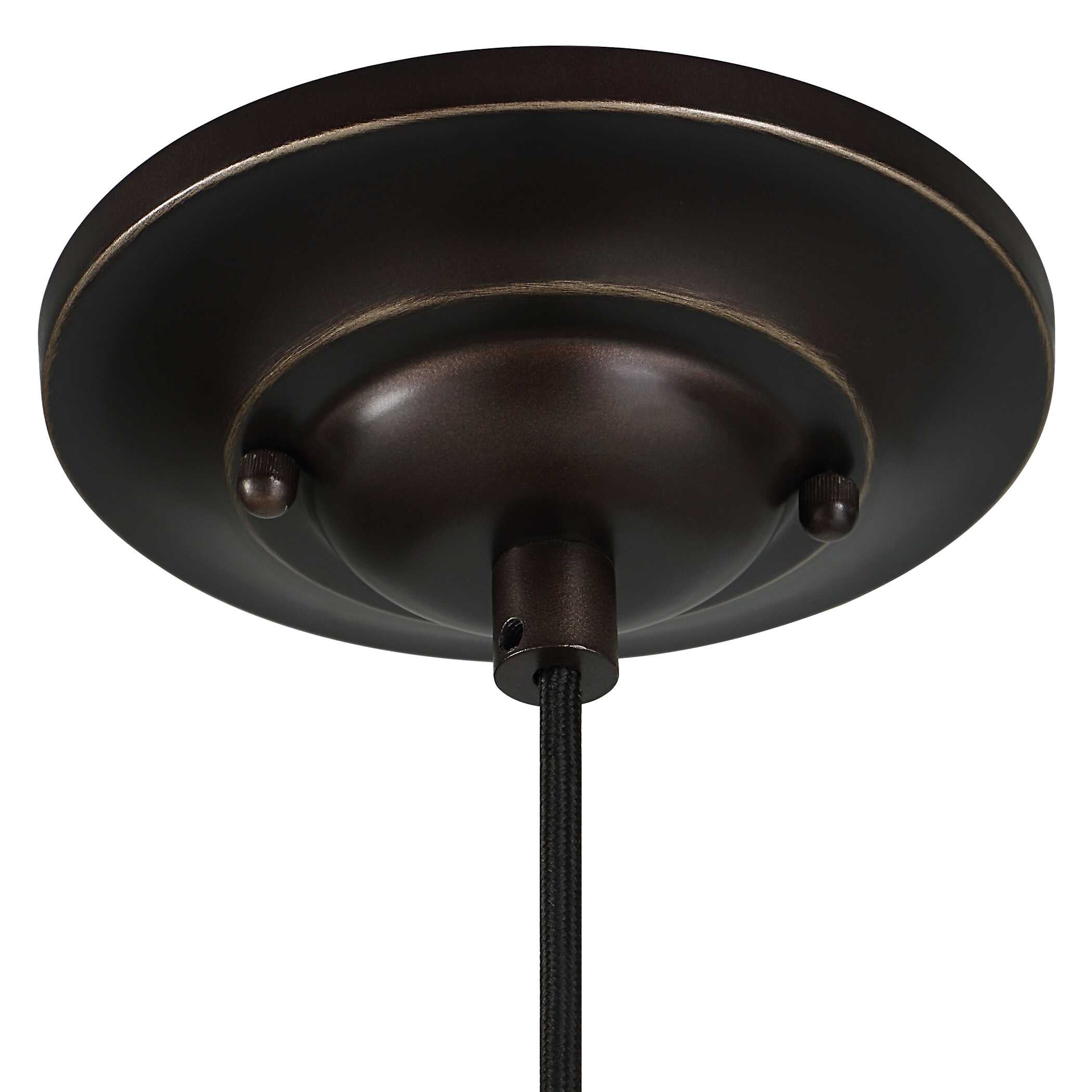 Placuna 1 Light Bronze Pendant