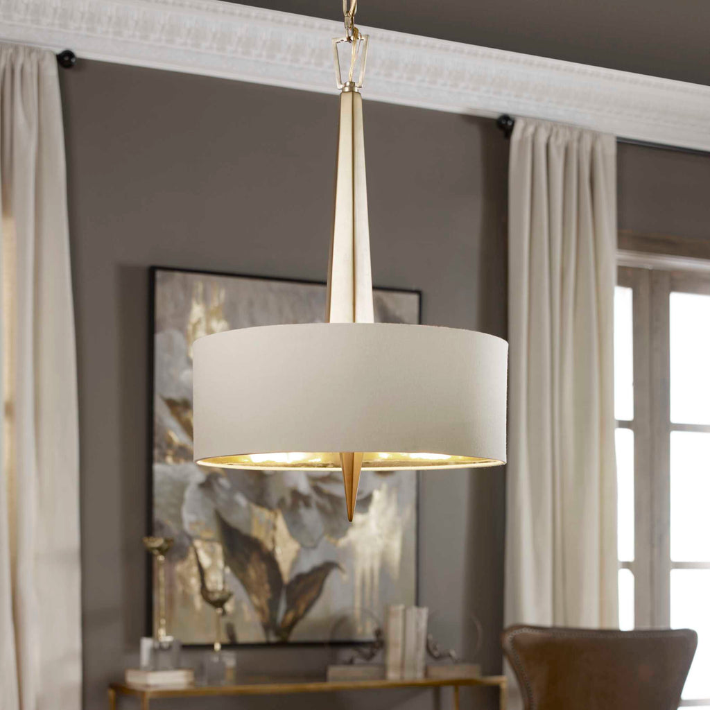Obeliska 3 Light Gold Chandelier