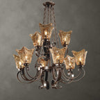 Vetraio 9 Light Oil Rubbed Bronze Chandelier