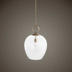 Calix Large Blown Glass 1 Light Pendant