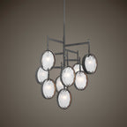Maxin Dark Bronze 9 Light Chandelier
