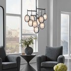 Maxin Dark Bronze 9 Light Chandelier
