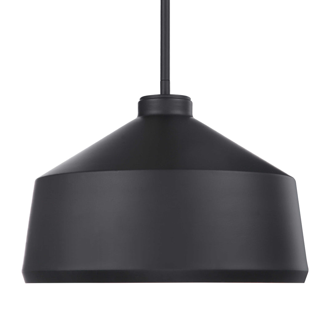 Holgate 1 Light Black Pendant