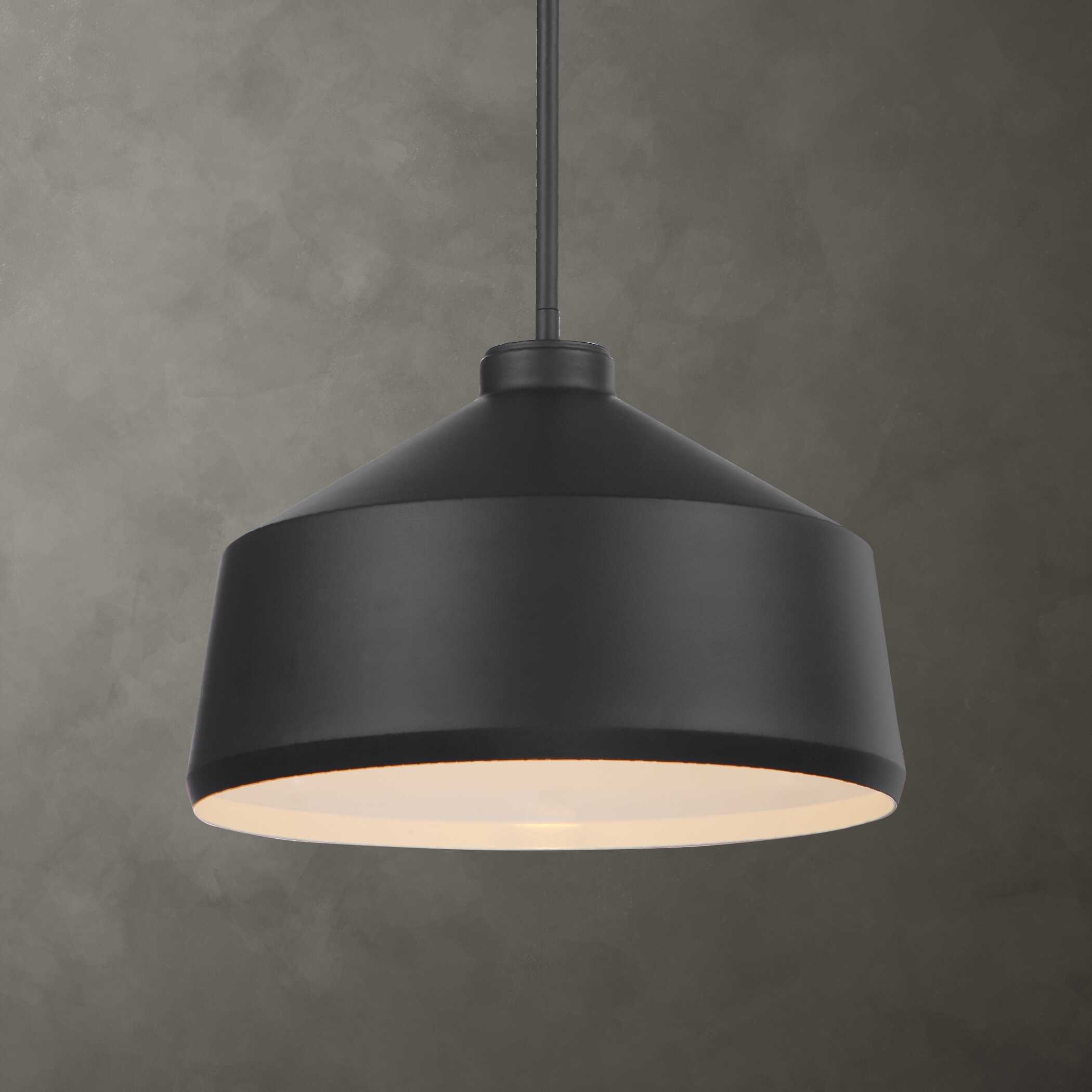 Holgate 1 Light Black Pendant