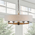 Woodall 6 Light Drum Chandelier