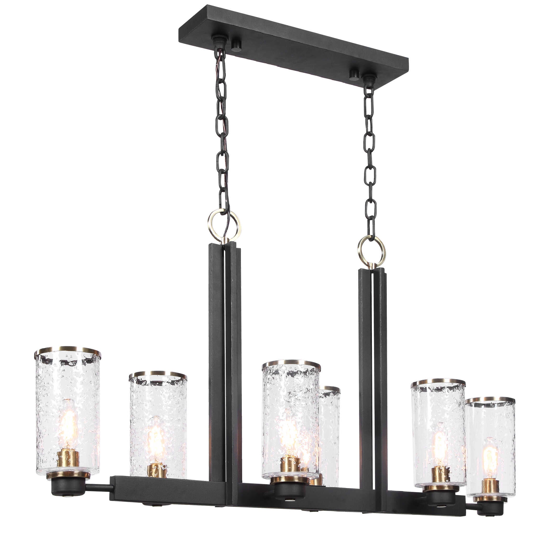 Jarsdel 6 Light Industrial Island Light