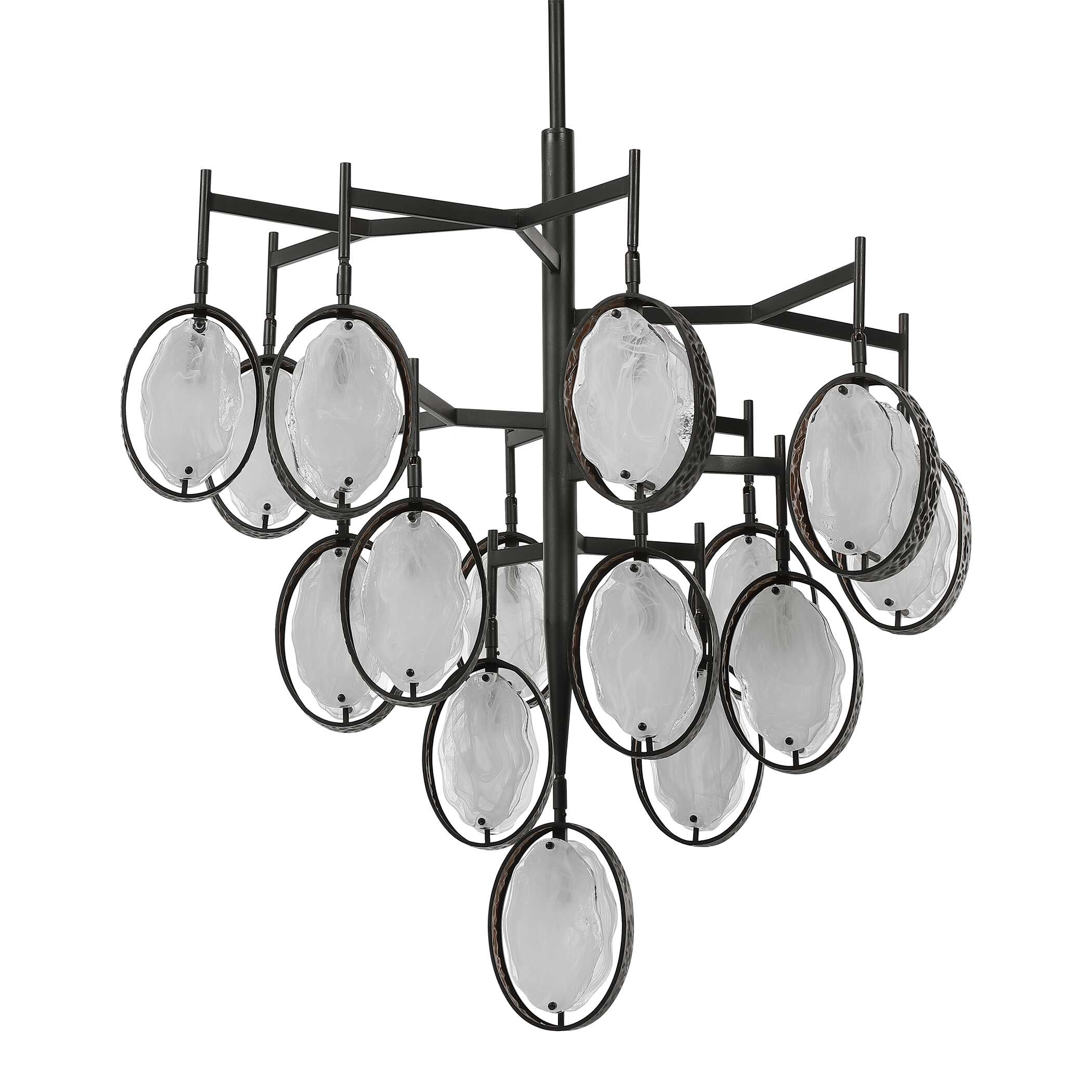 Maxin 15 Light Large Bronze Chandelier