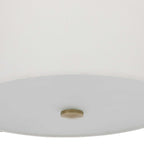 Colfax Brass 3 Light Semi Flush