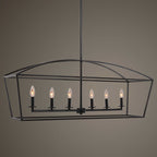 Clayton 6 Light Linear Chandelier