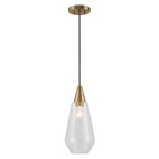 Eichler Antique Brass 1 Light Mini Pendant