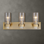 Cardiff Antique Brass 3 Light Vanity