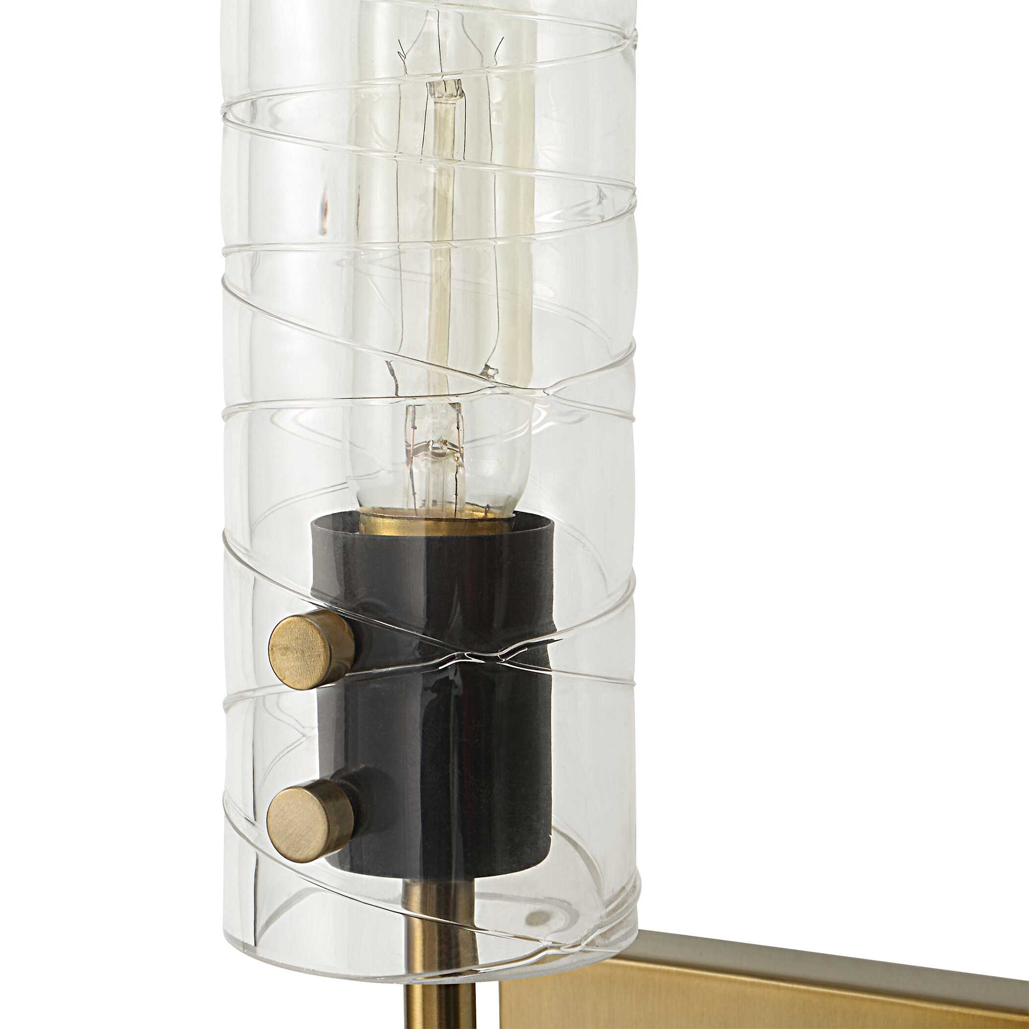 Telesto 1 Light Brass Sconce