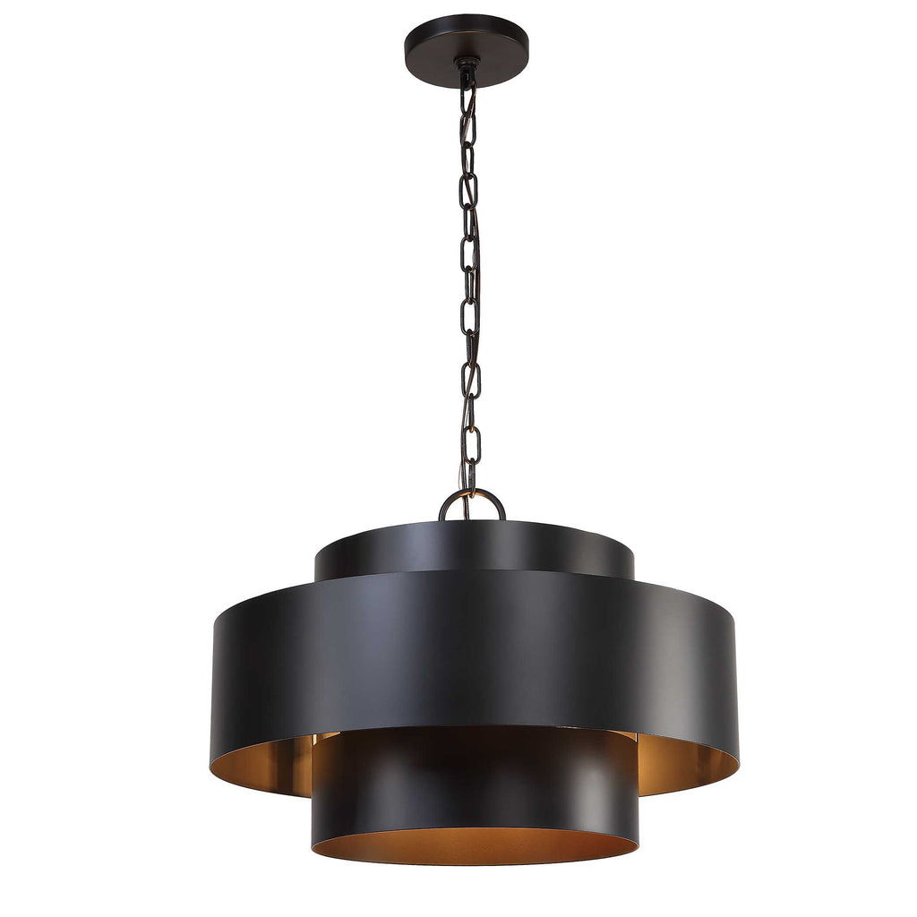 Youngstown Dark Bronze 4 Light Pendant