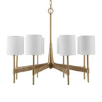 Lautoka Rattan 8 Light Chandelier