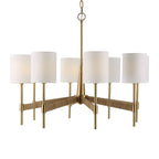 Lautoka Rattan 8 Light Chandelier