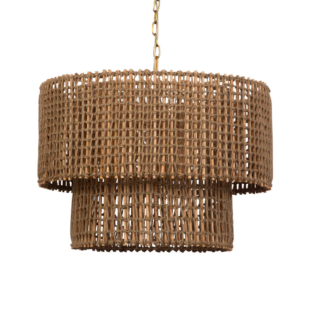 Biswas Woven Jute 1 Light Pendant